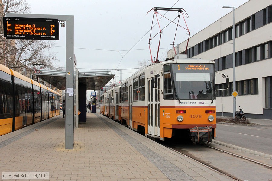 Budapest - Straßenbahn - 4078
/ Bild: budapest4078_bk1703010204.jpg Budapest - Straßenbahn - 4078
/ Bild: budapest4078_bk1703010204.jpg