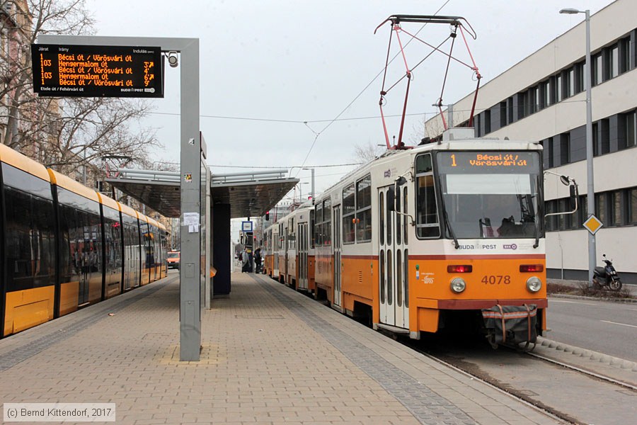 Budapest - Straßenbahn - 4078
/ Bild: budapest4078_bk1703010205.jpg Budapest - Straßenbahn - 4078
/ Bild: budapest4078_bk1703010205.jpg