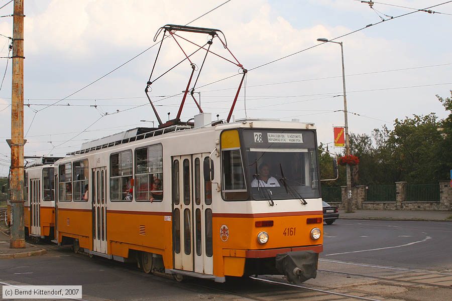 Budapest - Straßenbahn - 4161
/ Bild: budapest4161_bk0708090284.jpg Budapest - Straßenbahn - 4161
/ Bild: budapest4161_bk0708090284.jpg