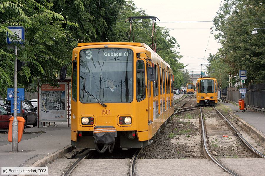 Budapest - Straßenbahn - 1501
/ Bild: budapest1501_bk0809180184.jpg Budapest - Straßenbahn - 1501
/ Bild: budapest1501_bk0809180184.jpg