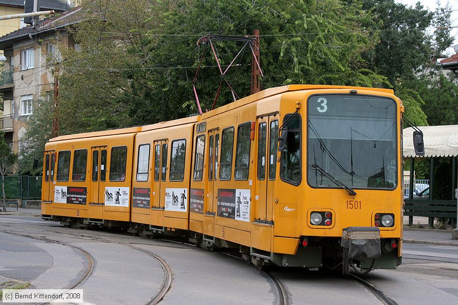 Budapest - Straßenbahn - 1501
/ Bild: budapest1501_bk0809180185.jpg Budapest - Straßenbahn - 1501
/ Bild: budapest1501_bk0809180185.jpg