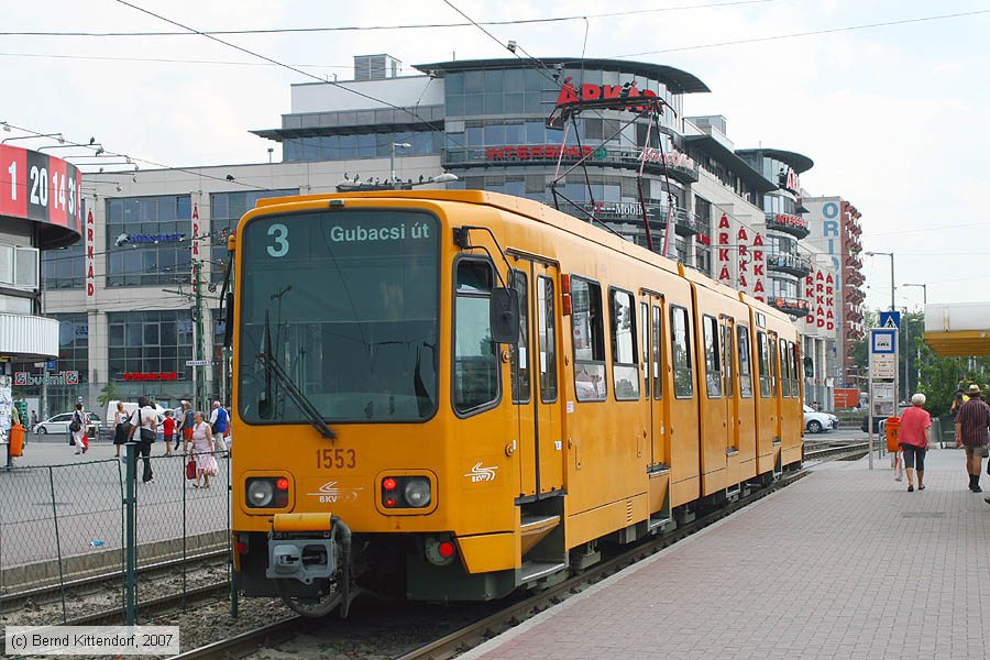 Budapest - Straßenbahn - 1553
/ Bild: budapest1553_bk0708090247.jpg