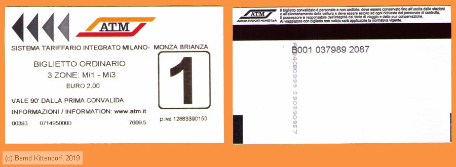 Milano - ATM - Fahrkarte
/ Bild: milano_fk20190829e3zoa.jpg