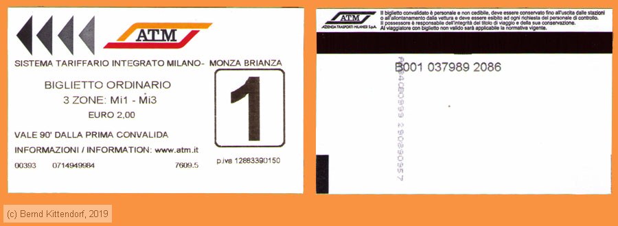 Milano - ATM - Fahrkarte
/ Bild: milano_fk20190829e3zob.jpg