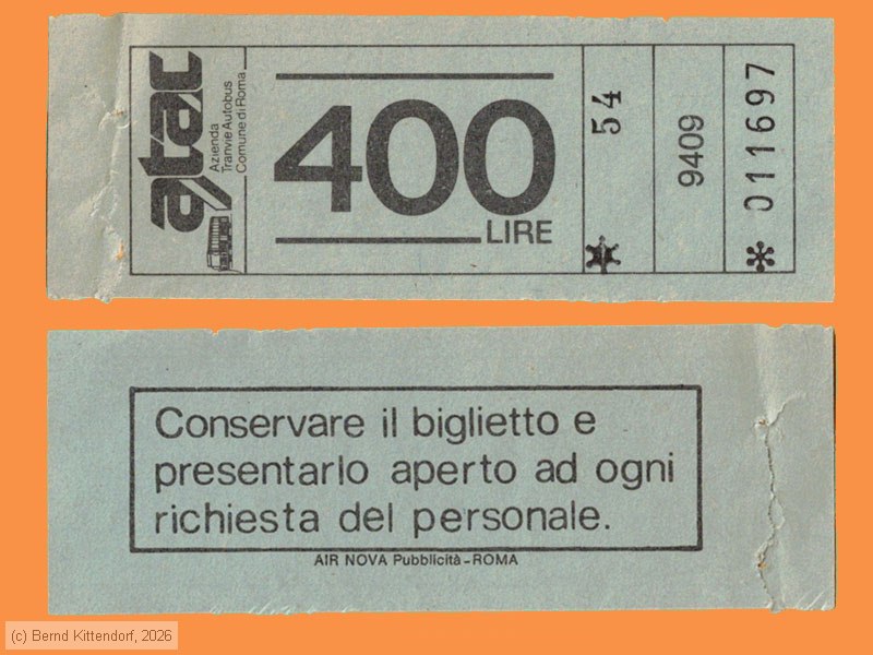 Roma - ATAC - Fahrkarte
/ Bild: roma_fk400lefkgr.jpg