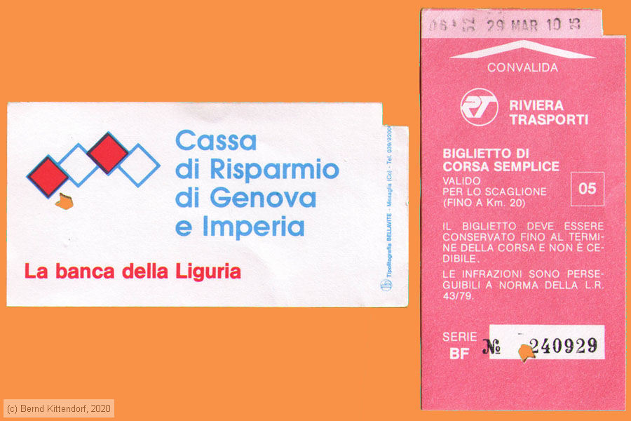 Sanremo - RT - Fahrkarte
/ Bild: sanremo_fkefk929.jpg Sanremo - RT - Fahrkarte
/ Bild: sanremo_fkefk929.jpg