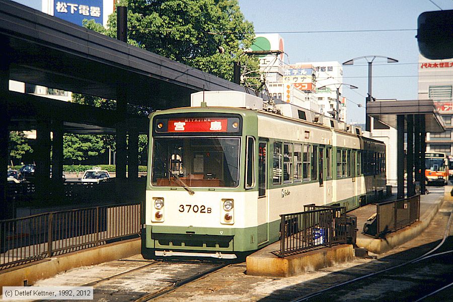 Straßenbahn Hiroshima - 3702
/ Bild: hiroshima3702_dk097505.jpg