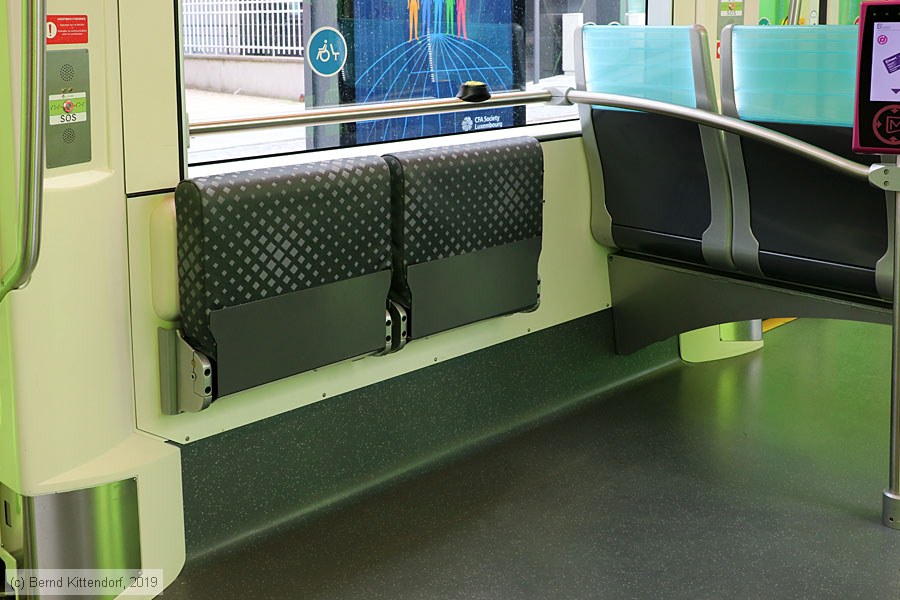 Straßenbahn Luxemburg - 105 - Innenansicht
/ Bild: luxemburg105_bk1907310095.jpg
