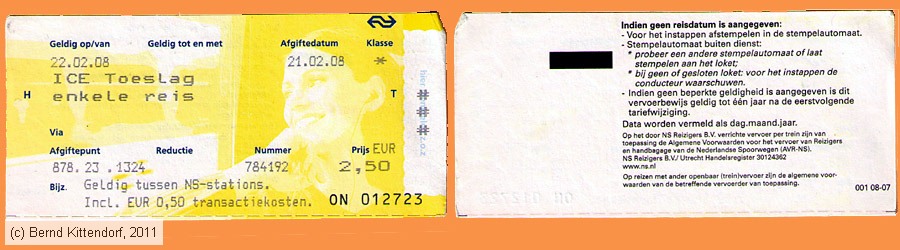 Nederlandse Spoorwegen - ICE-Zuschlag
/ Bild: ns_fk20080221icet.jpg