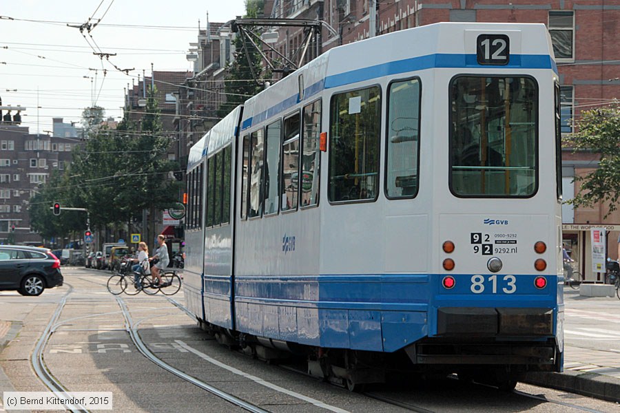 Stra&szlig;enbahn Amsterdam - 813
/ Bild: amsterdam813_bk1508200144.jpg