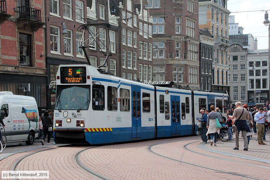 Stra&szlig;enbahn Amsterdam - 913
/ Bild: amsterdam913_bk1508190300.jpg