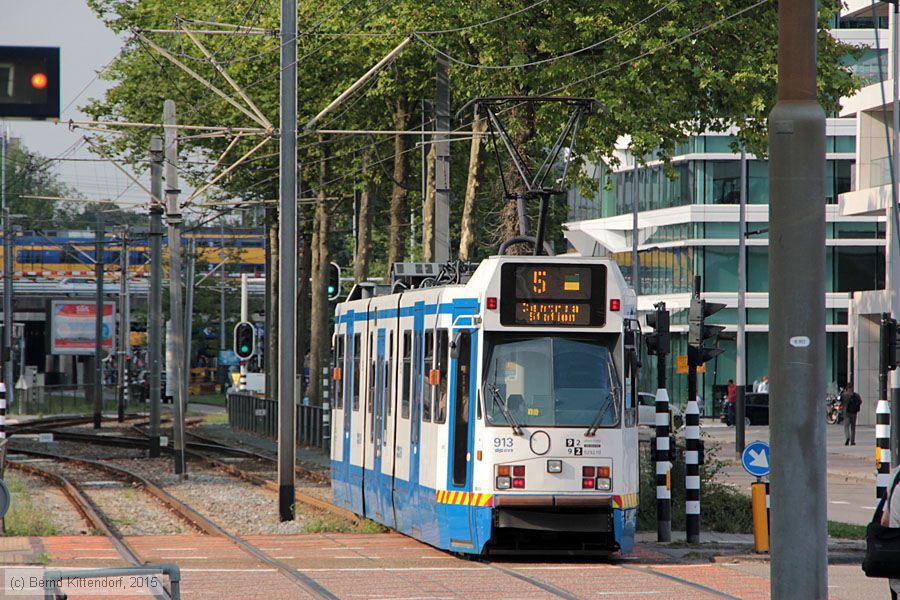 Stra&szlig;enbahn Amsterdam - 913
/ Bild: amsterdam913_bk1508200328.jpg