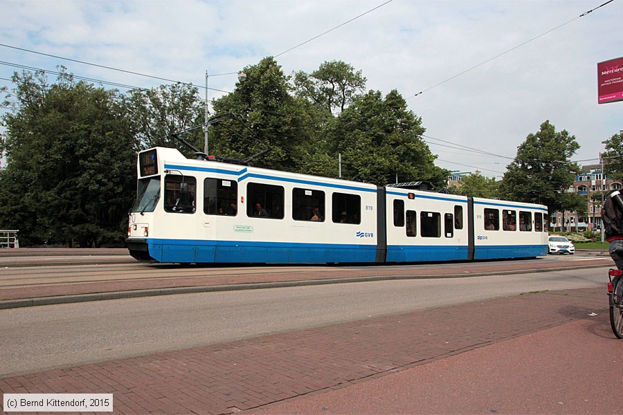 Stra&szlig;enbahn Amsterdam - 819
/ Bild: amsterdam819_bk1508190136.jpg