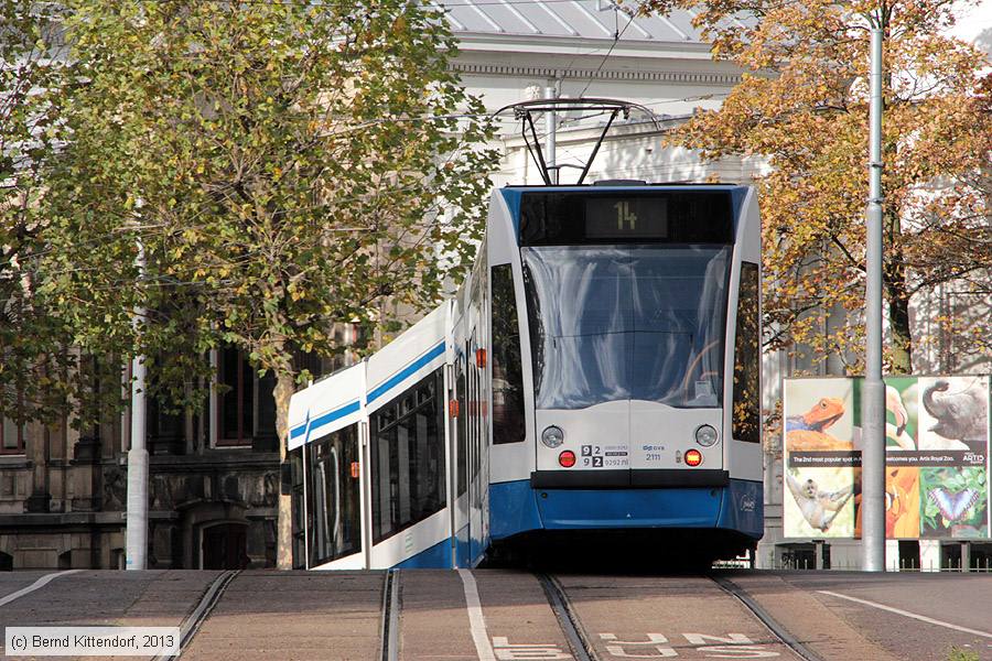 Stra&szlig;enbahn Amsterdam - 2111
/ Bild: amsterdam2111_bk1311130124.jpg