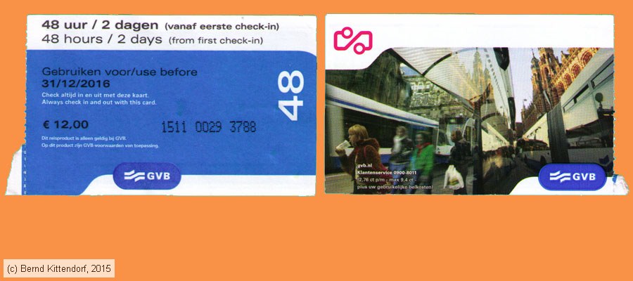 Amsterdam - GVB - Fahrkarte
/ Bild: amsterdam_fk20150819t48uur.jpg