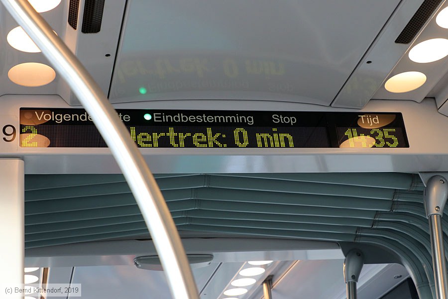 Stra&szlig;enbahn Rotterdam - 2119 - Innenansicht
/ Bild: rotterdam2119_bk1911250212.jpg