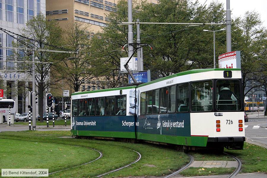 Straßenbahn Rotterdam - 726
/ Bild: rotterdam726_e0010590.jpg