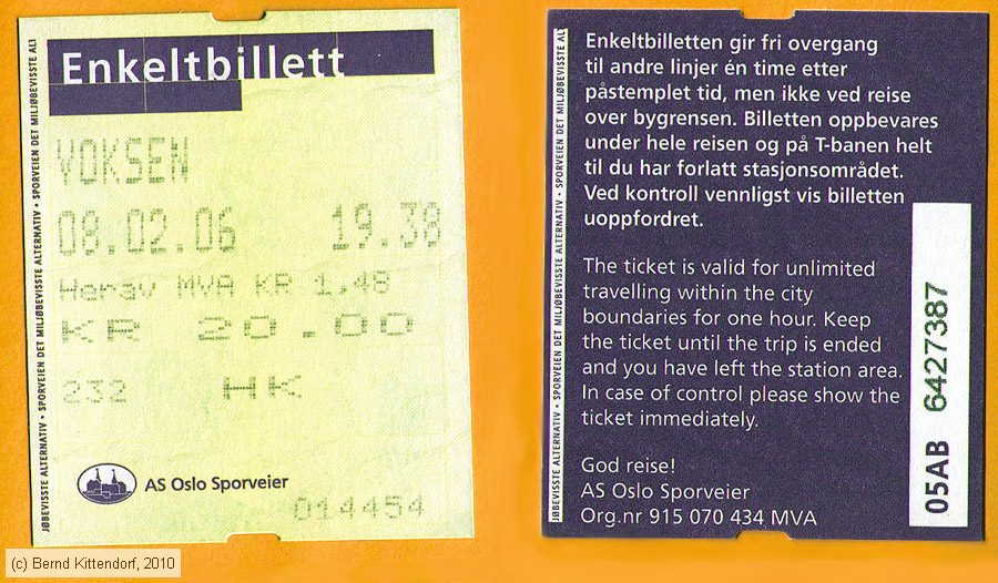 Oslo - Fahrkarte
/ Bild: oslo_fk20060208e.jpg