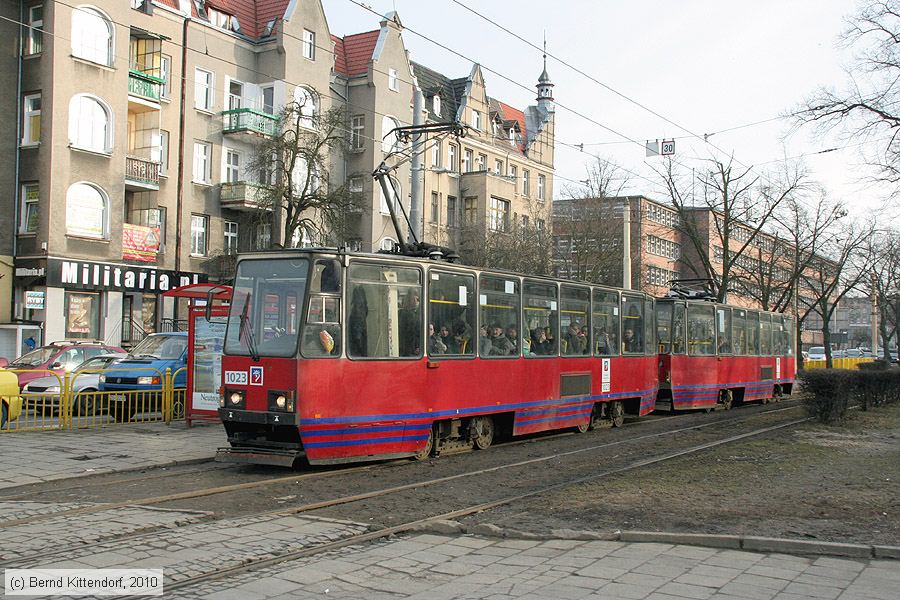 Stra&szlig;enbahn Szczecin (Stettin) - 1023
/ Bild: szczecin1023_bk1003180620.jpg