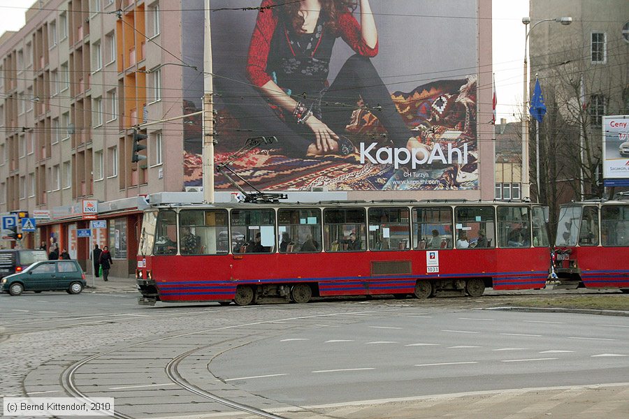 Stra&szlig;enbahn Szczecin (Stettin) - 1031
/ Bild: szczecin1031_bk1003180740.jpg
