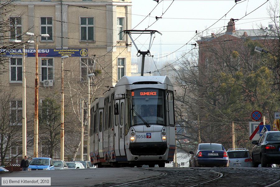 Stra&szlig;enbahn Szczecin - 1058
/ Bild: szczecin1058_bk1003180312.jpg