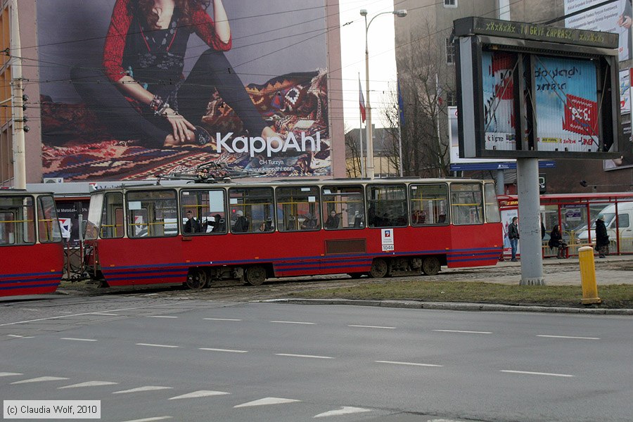 Stra&szlig;enbahn Szczecin (Stettin) - 1046
/ Bild: szczecin1046_cw1003180596.jpg