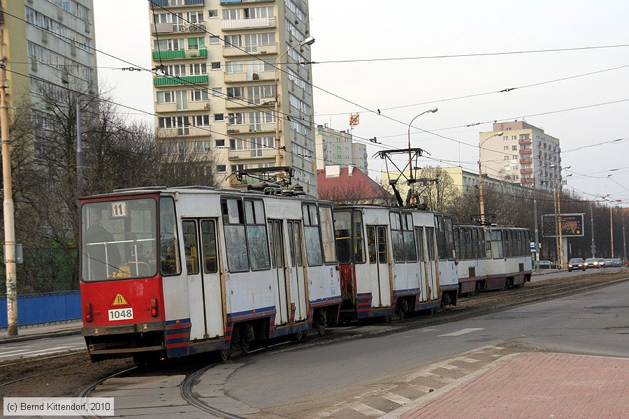 Stra&szlig;enbahn Szczecin (Stettin) - 1048
/ Bild: szczecin1048_bk1003180509.jpg