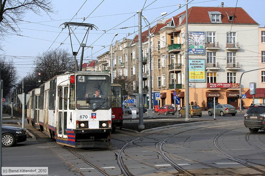 Straßenbahn Szczecin (Stettin) - 670
/ Bild: szczecin670_bk1003180623.jpg