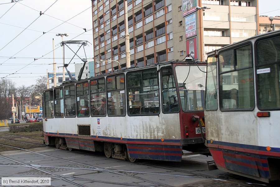 Straßenbahn Szczecin (Stettin) - 670
/ Bild: szczecin670_bk1003180700.jpg