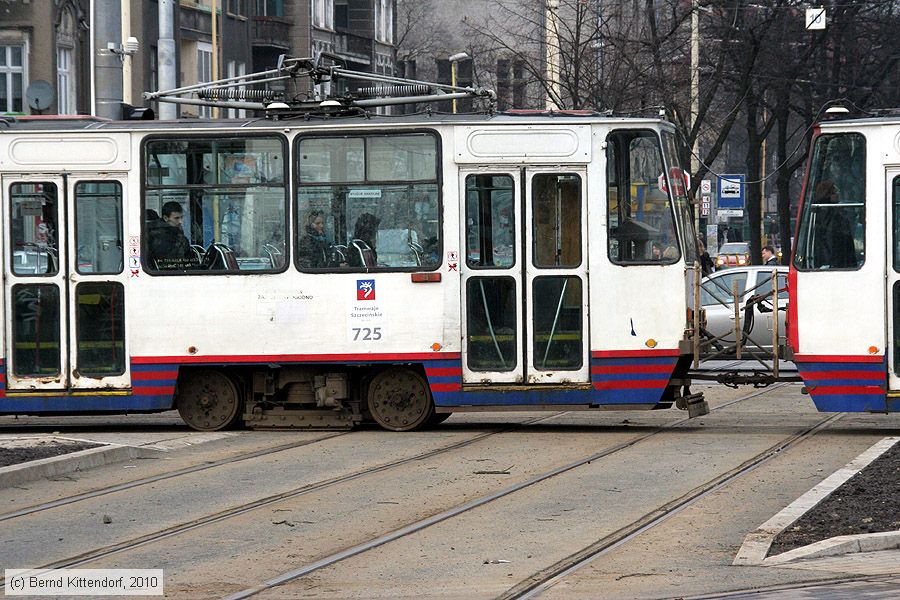 Stra&szlig;enbahn Szczecin (Stettin) - 725
/ Bild: szczecin725_bk1003180571.jpg