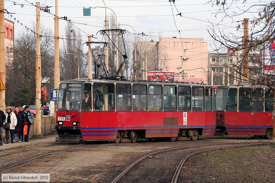 Stra&szlig;enbahn Szczecin (Stettin) - 734
/ Bild: szczecin734_bk1003180517.jpg