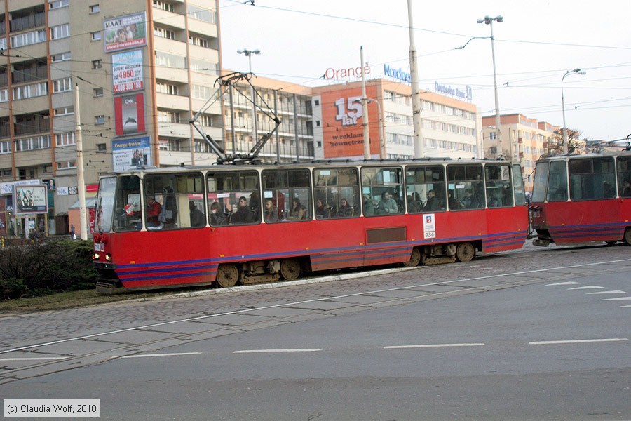 Stra&szlig;enbahn Szczecin (Stettin) - 734
/ Bild: szczecin734_cw1003180591.jpg