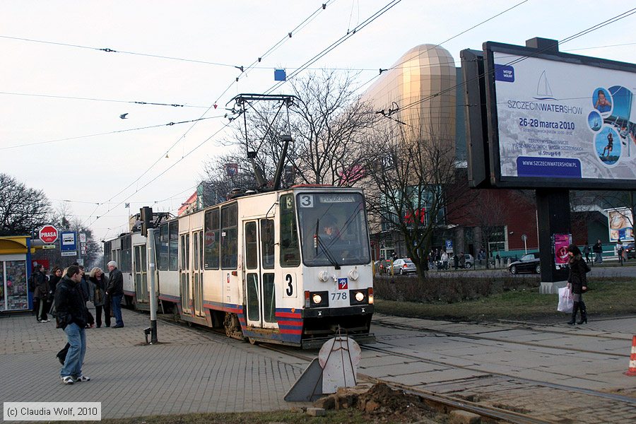 Stra&szlig;enbahn Szczecin (Stettin) - 778
/ Bild: szczecin778_cw1003180599.jpg