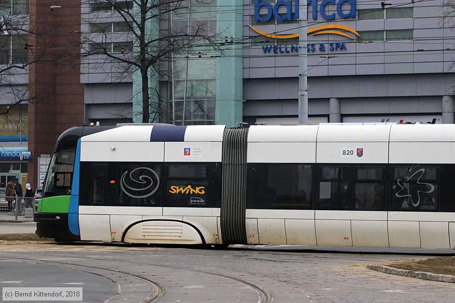 Stra&szlig;enbahn Szczecin - 820
/ Bild: szczecin820_bk1803050097.jpg