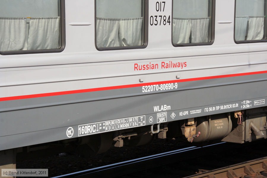 Russische Eisenbahn - 52207080690-9
/ Bild: rzd522070806909_bk1103150278.jpg