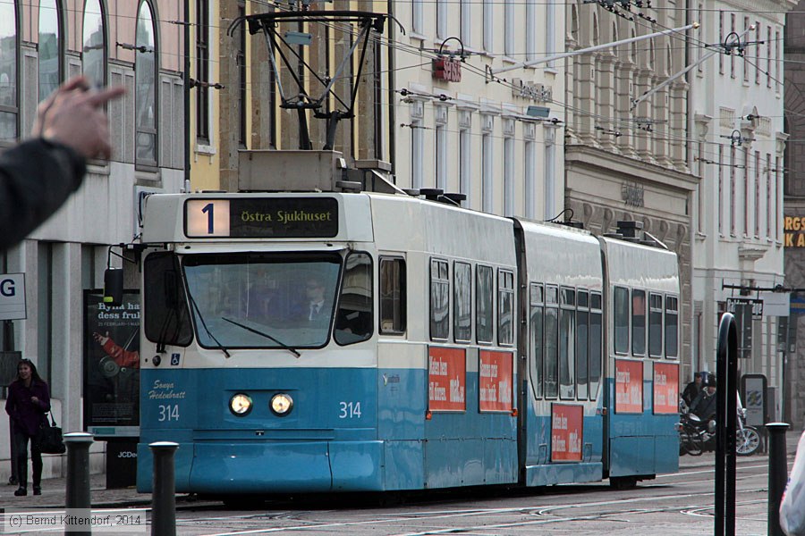 Straßenbahn Göteborg - 314
/ Bild: goeteborg314_bk1402240730.jpg