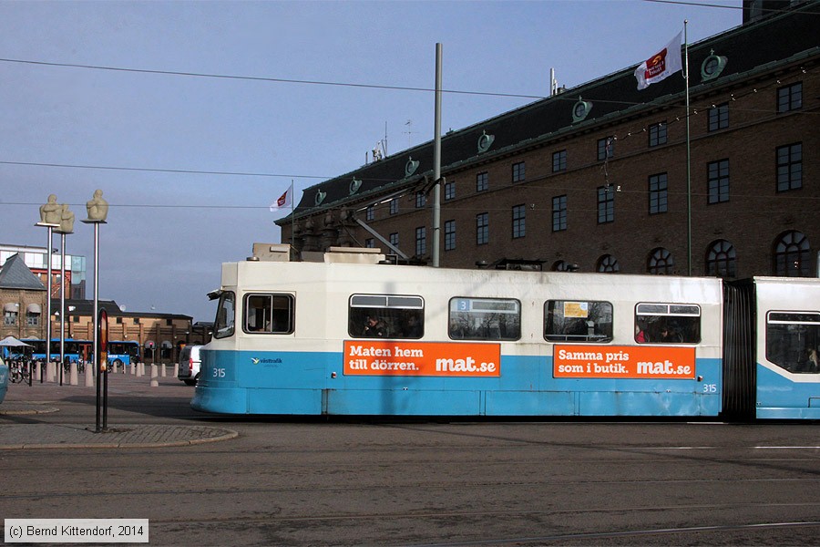 Straßenbahn Göteborg - 315
/ Bild: goeteborg315_bk1402240188.jpg Straßenbahn Göteborg - 315
/ Bild: goeteborg315_bk1402240188.jpg