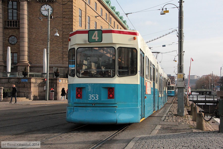 Stra&szlig;enbahn G&ouml;teborg - 353
/ Bild: goeteborg353_bk1402240179.jpg