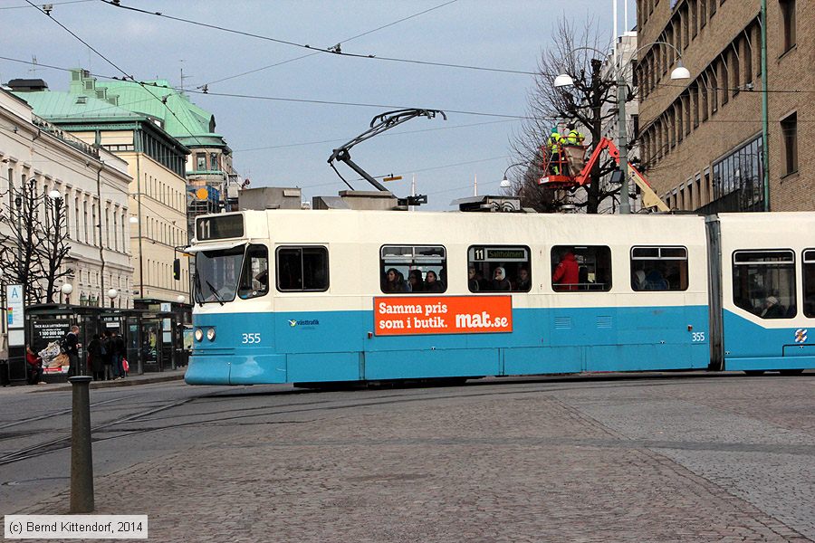 Stra&szlig;enbahn G&ouml;teborg - 355
/ Bild: goeteborg355_bk1402240130.jpg