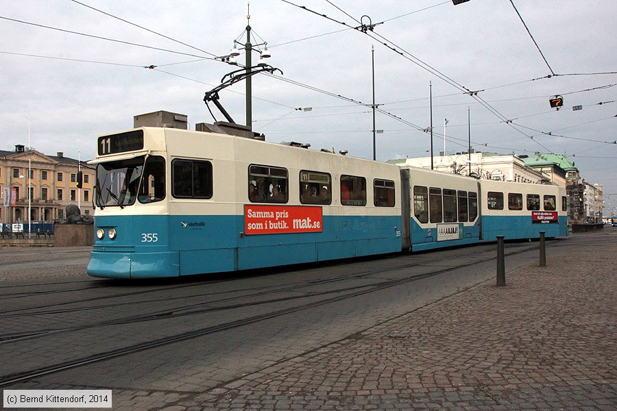 Stra&szlig;enbahn G&ouml;teborg - 355
/ Bild: goeteborg355_bk1402240132.jpg