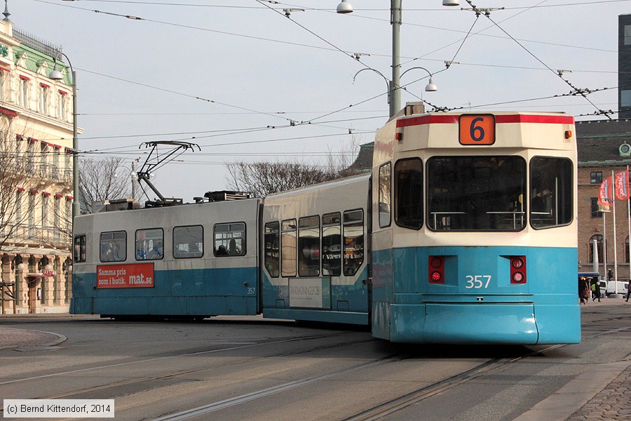 Stra&szlig;enbahn G&ouml;teborg - 357
/ Bild: goeteborg357_bk1402240359.jpg