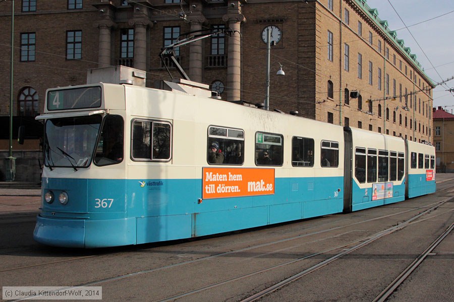 Straßenbahn Göteborg - 367
/ Bild: goeteborg367_cw1402240155.jpg Straßenbahn Göteborg - 367
/ Bild: goeteborg367_cw1402240155.jpg