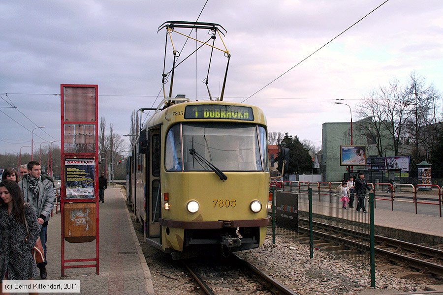 Stra&szlig;enbahn Bratislava - 7805
/ Bild: bratislava7805_bk1103150590.jpg