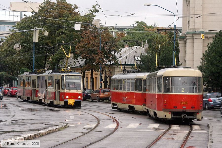 Stra&szlig;enbahn Bratislava - 7931 und 7816
/ Bild: bratislava7816_bk0809160219.jpg
