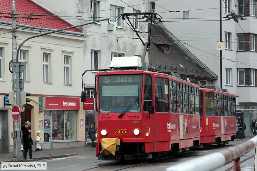 Straßenbahn Bratislava - 7953
/ Bild: bratislava7953_bk1510160246.jpg Straßenbahn Bratislava - 7953
/ Bild: bratislava7953_bk1510160246.jpg
