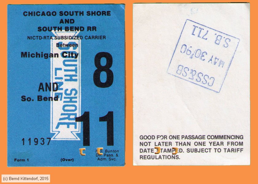 South Shore Line - Fahrkarte
/ Bild: southshoreline_fk19900530efk.jpg